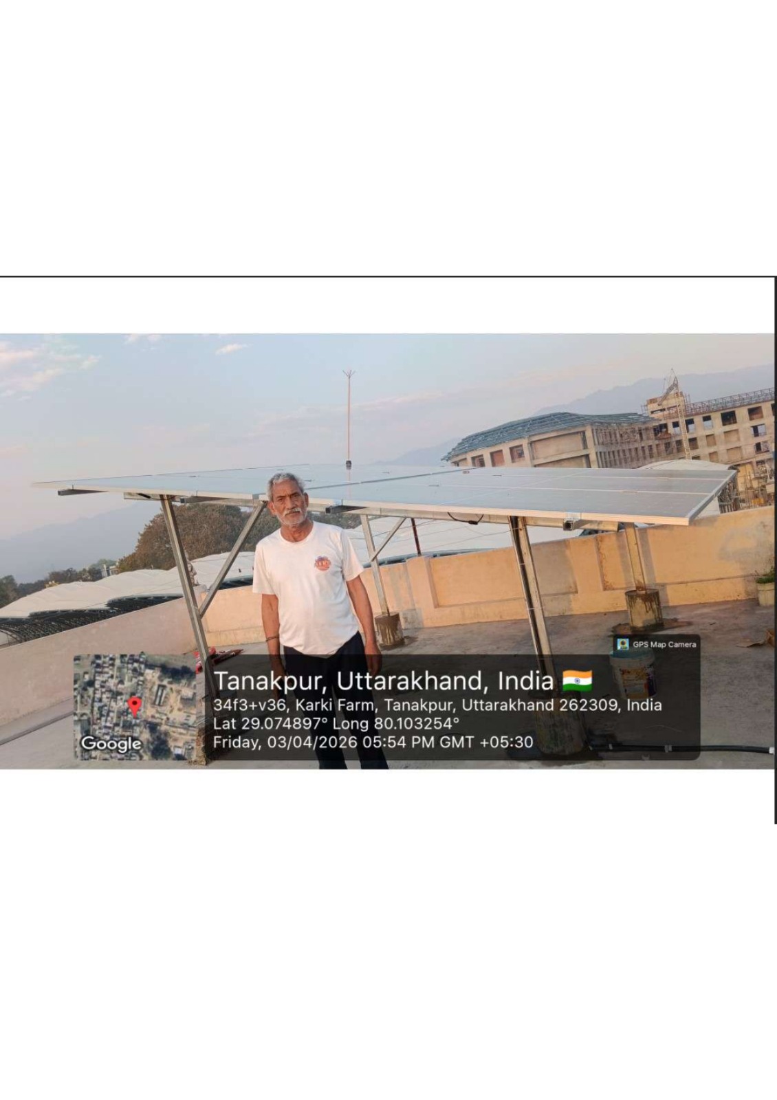 Bahadur Singh ka 3 kW solar system, Tanakpur, UK — PM Surya Ghar Yojana se subsidy mili